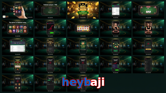 Main screen of Heybaji bet page for PK players